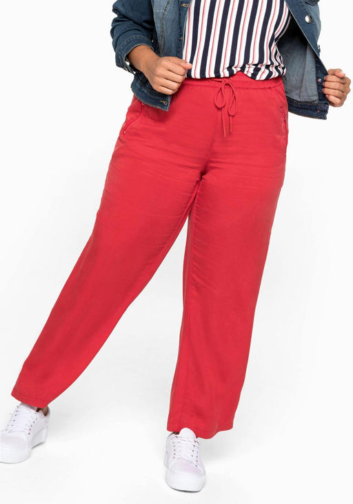 Брюки, красные - Sheego фото 3