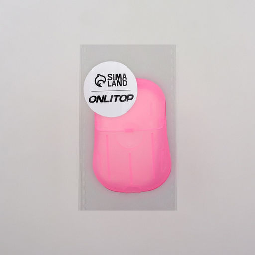 Цена за 6 шт. Мыло листовое, в пластинах, 18 ( 2) шт, в футляре, цвет розовый - Onlitop фото 8