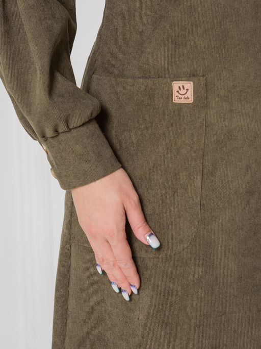 NOVITA Платье 1374 из эластичного микровельвета (Вискоза 55%)  фото 19