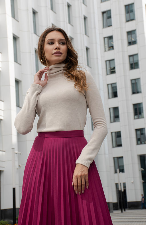 Юбка-гофре фуксия - Donna saggia фото 3