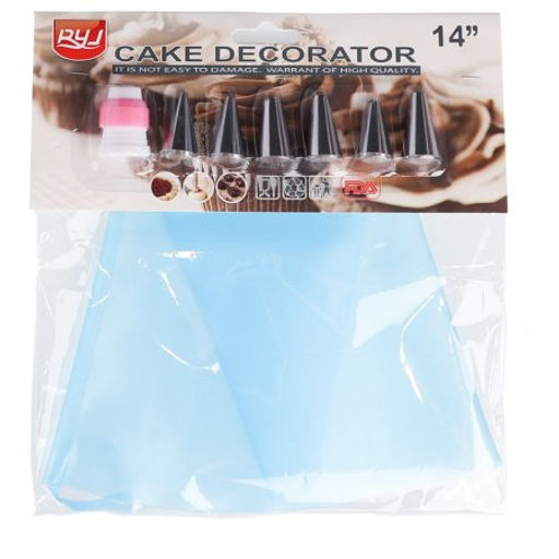 Кондитерский мешок с насадками 7 предметов / JY- 7 пр /уп 60/240/ - Галеонтрейд фото 5