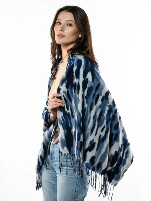 Яркий палантин с анималистичным принтом - Pretty mania фото 10