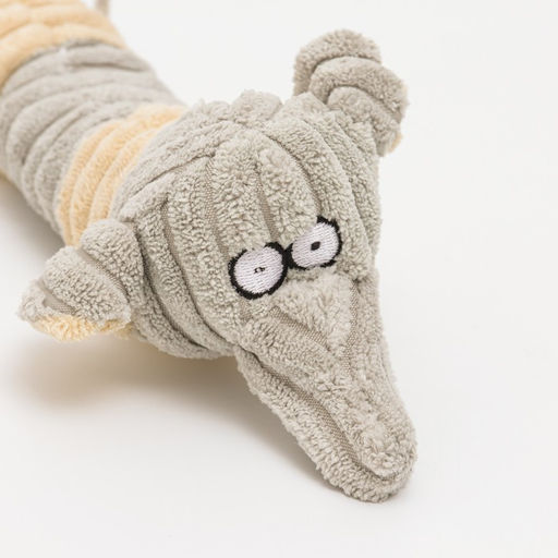 Игрушка текстильная Пес, 24 х 8 см, серый - Пижон фото 3