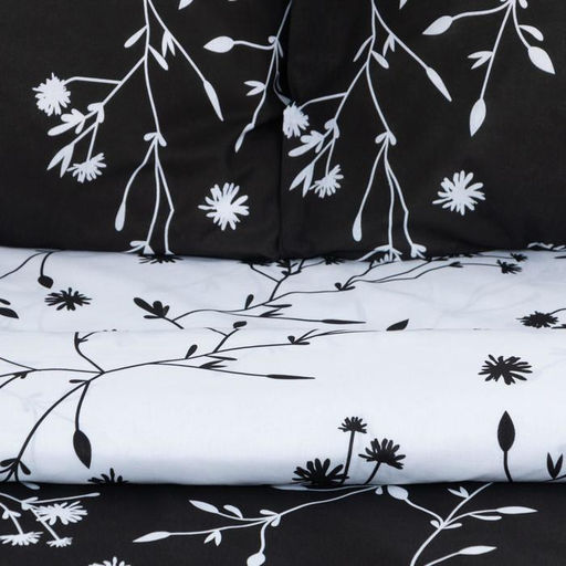 Постельное бельё Этель Евро Flowers (вид 3) 200х217 см, 220х240 см, 70х70 см -2 шт,поплин 125 г/м2  фото 12