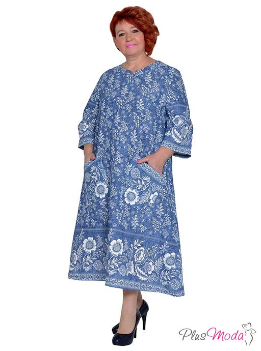 Платье Модель №1881 размеры 44-84 - Plusmoda фото 2