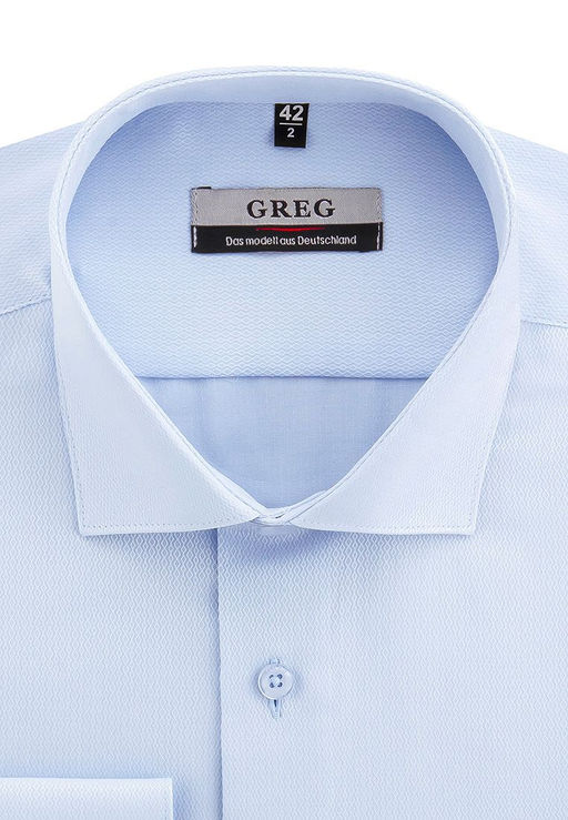Сорочка мужская длинный рукав GREG 203/199/277/Z  фото 9