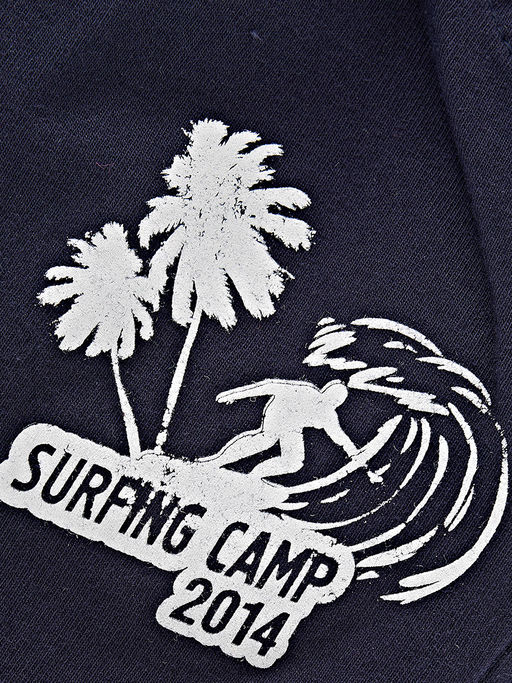 Бриджи с принтом UD 1789 синий - Mini maxi фото 7