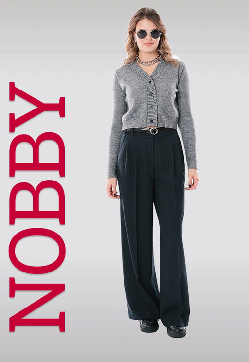 NOBBY, Женские брюки 411-944/1 (темно-синий)  фото 6