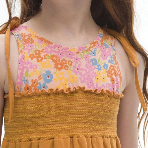 PELICAN, платье для девочек, Янтарный