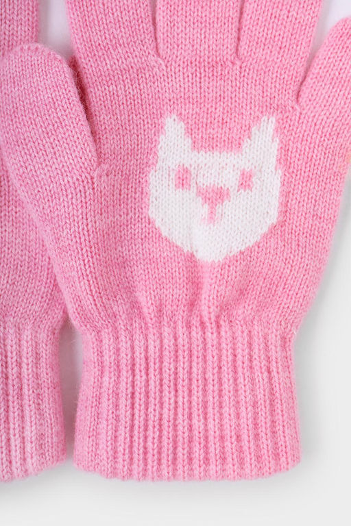 Crockid _ КВ 10008/ш/ярко-розовый перчатки дет