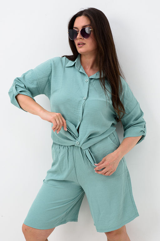 Комплект женский (рубашка+шорты) 52523