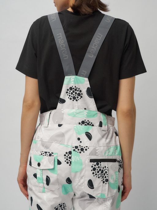 Горнолыжный костюм женский серого цвета 02302-1Sr - Chunmai фото 30