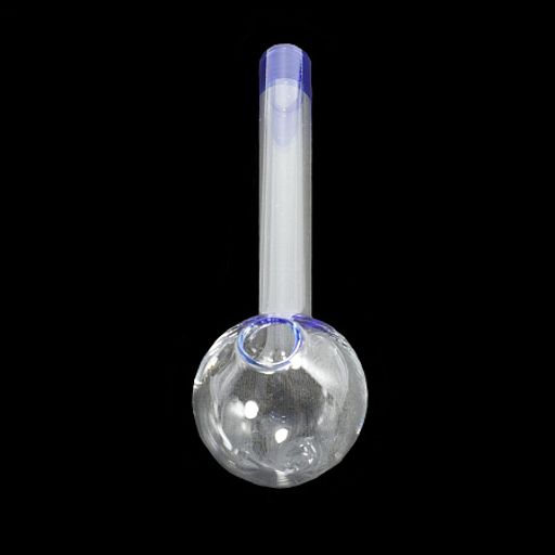 Трубка для курения c шаром стекло 10см - Сандаловый дом фото 2