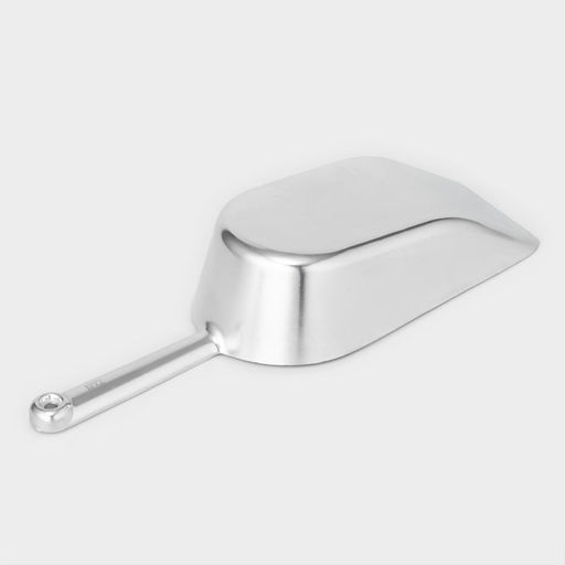 Совок для сыпучих продуктов, h=30.5 см, алюминий, серебристый