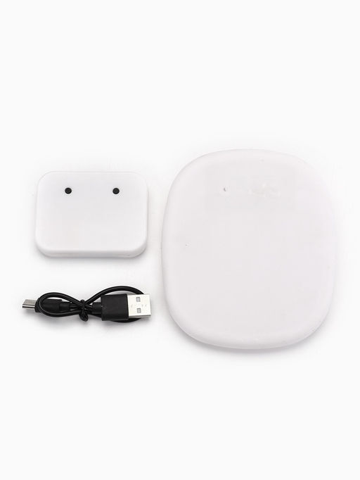 Туалет закрытый, 52×38×37 см, с УФ-лампой и миской, пластик, серый