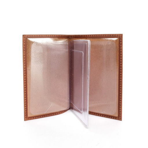 Обложка для автодокументов Croco-АВ-100 н/к, коричневый тем пулл-ап (219) 260803 фото 3