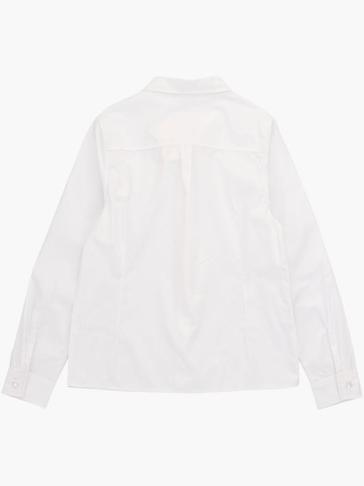 Рубашка для девочки в школу белая UD 6645 белый - Mini maxi фото 6