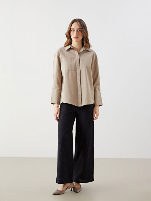 Oversize Poplin Kad?n G?mlek Tunik