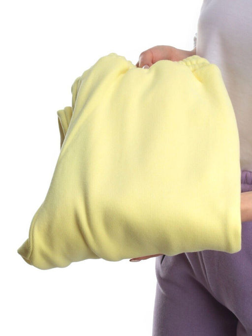 10 YELLOW Брюки спортивные женские на флисе (100% хлопок) 7986