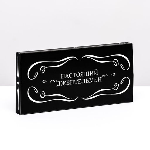 Цена за 5 шт. Подарочная коробка под плитку шоколада, с окном «Настоящему мужчине», 17×8×1.4 см