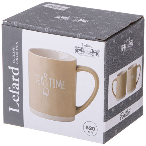 Кружка Lefard Tea Time 520 мл кремовая  фото 3