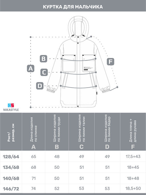 Куртка 4м6525 графит - Nikastyle фото 9
