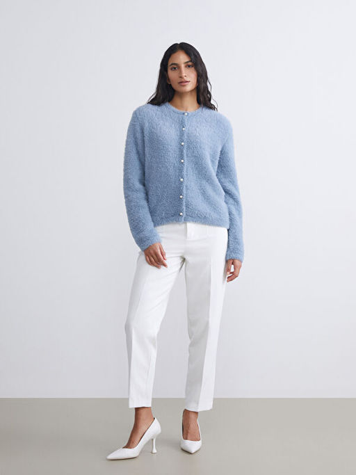 Bisiklet Yaka Kad?n Triko H?rka