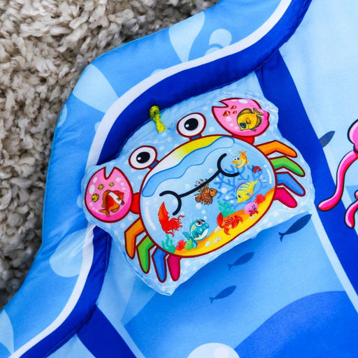 Развивающий коврик детский «Морские приключения», 2 игрушки