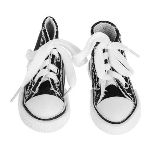 Кеды для кукол, длина подошвы 7,5 см, цвет чёрный - Simaland фото 2