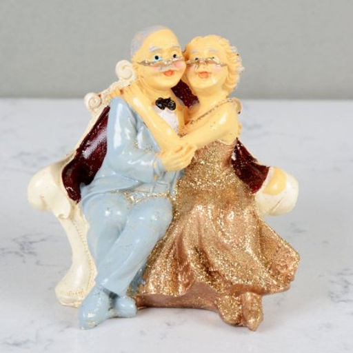 Фигурка Золотая свадьба 8,5х6х8 / FH-07 /уп 2/192/ - Галеонтрейд фото 4