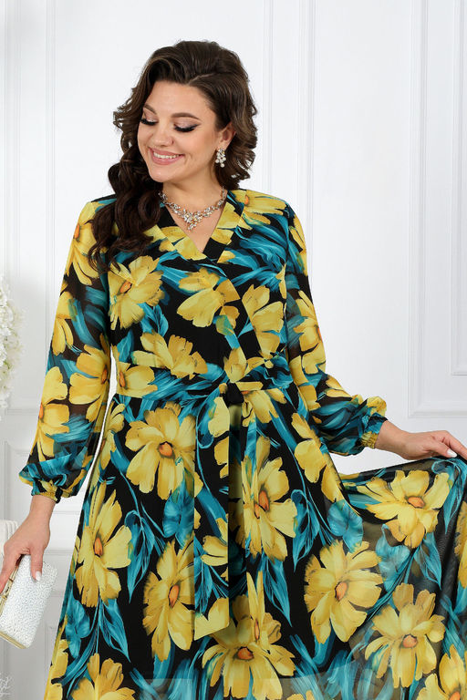 Платье Ninele 7431-Р темно-синий - Mira fashion фото 301