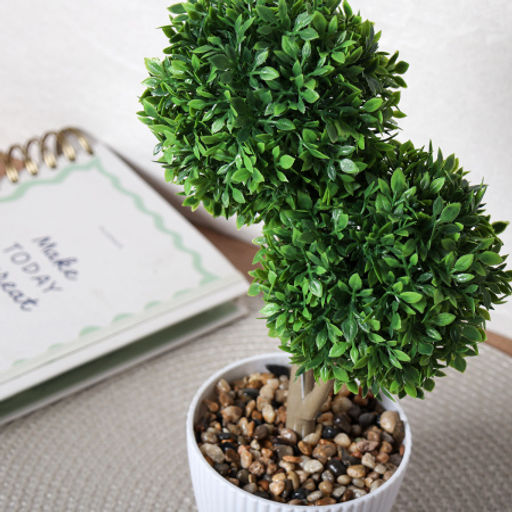 Цветочная композиция Зелень самшит 28 см / 9090-9 /уп 9/72/ - Галеонтрейд фото 12