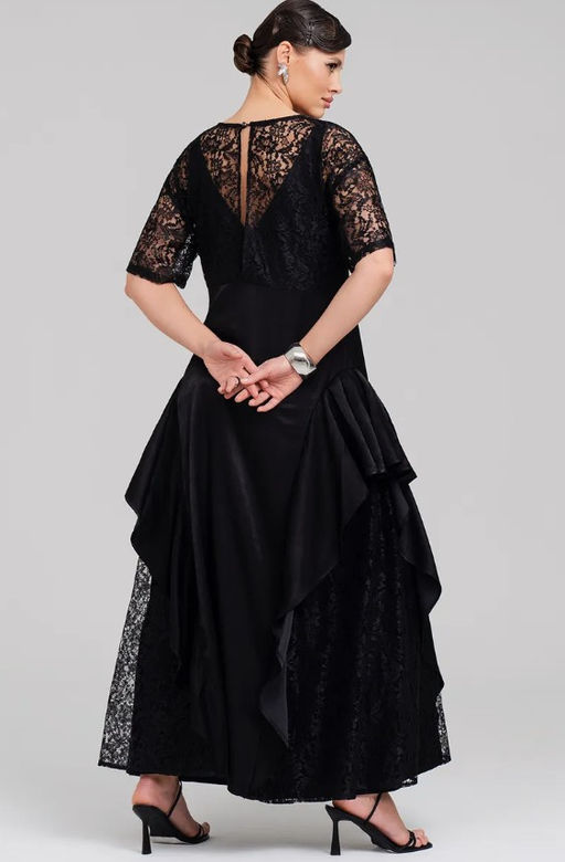 Платье вечернее нарядное с кружевом в пол - Sahar art lab фото 7