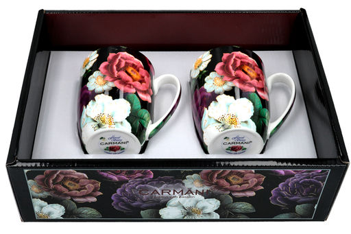 Набор кружек Розы, 0,38 л, 2 шт - Anna lafarg фото 3