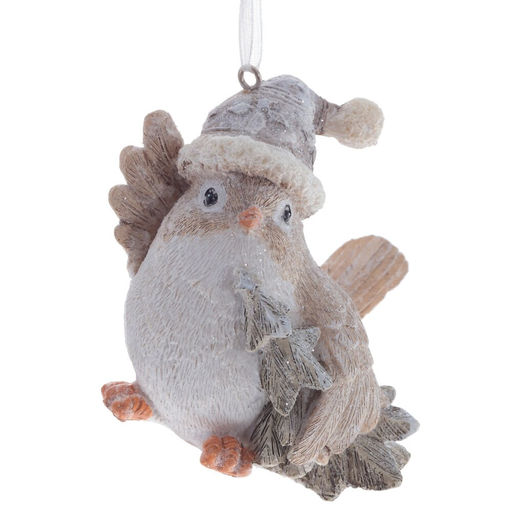 Фигурка декоративная "Птичка", L7 W8 H8 см, 3в.