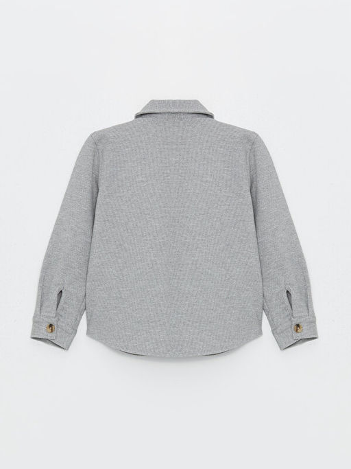 Uzun Kollu Erkek ?ocuk G?mlek Ceket