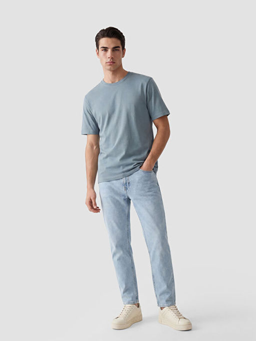 Regular Fit Basic Erkek Dry Touch Ti??rt