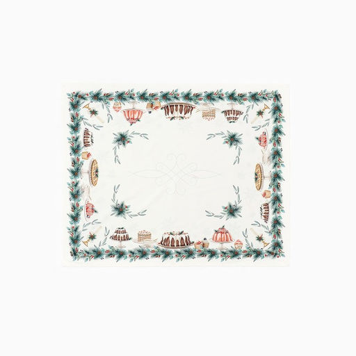 Скатерть новогодняя Этель New Years treat, 150?180 см 3 см с ВГМО, 100% хлопок, саржа 190 г/м?