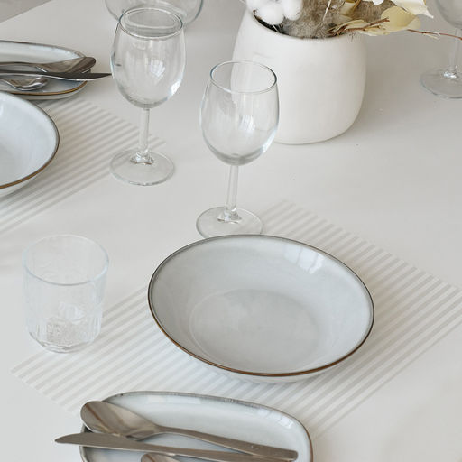 Сервировочная салфетка 26х41см Линии, прозрачный (Россия) - Домашняя мода фото 3