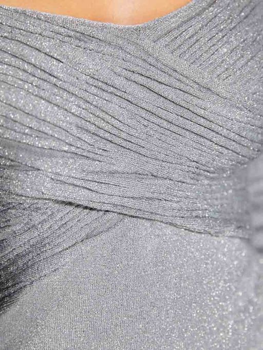 Пуловер, серебристый - Patrizia dini фото 6