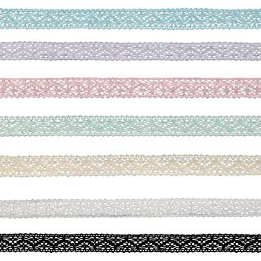 Gamma кружевная лента 14 мм HVK-37 в рулоне 22.8 м 0.5 СК/Распродажа