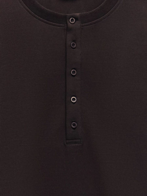 Контрастный лонгслив хенли / Zarina  фото 10