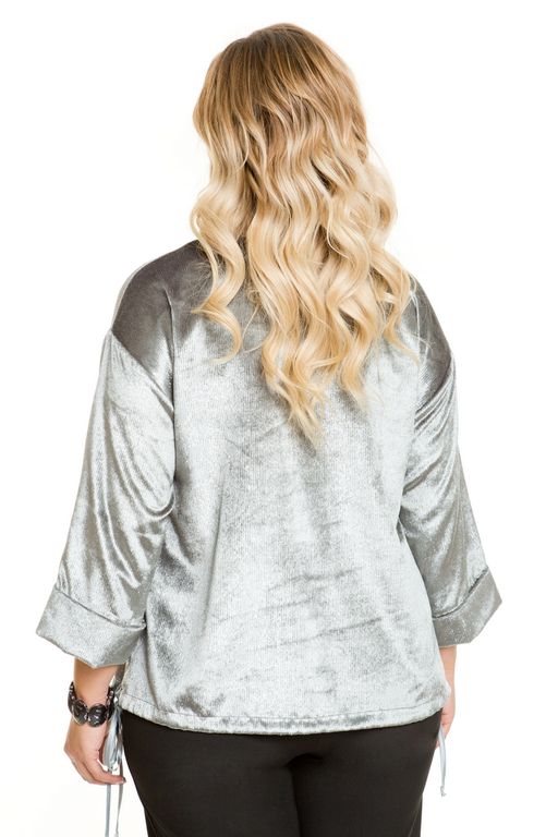 Туника 1103 мятно-серебристый - Novita фото 4