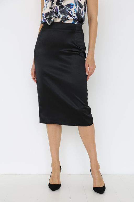 Юбка-футляр из атласа - Looklikecat фото 2