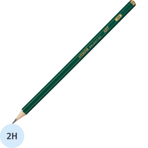 Карандаш чернографитный Attache Selection Art, 2H, шестигр, б/ласт  фото 2