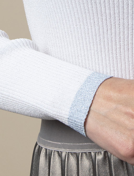 D34.194 Свитер женский белый - Vilatte фото 4