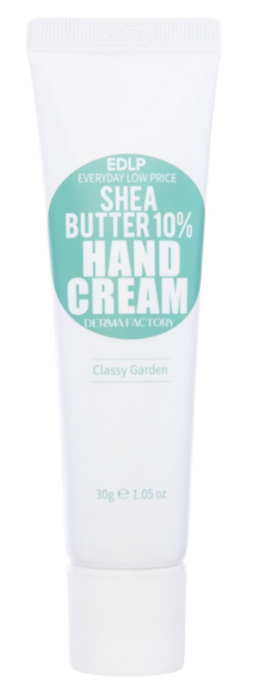 DERMA FACTORY EDLP Shea Butter 10% Hand Cream Classy Garden Увлажняющий крем для рук с маслом ши и а  фото 2