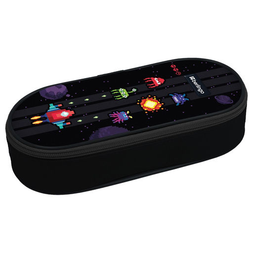 Пенал корпусный 1 отд. Berlingo "Space Battle", 220*90*45 (PF-EXM-1112) полиэстер