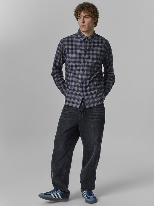 Рубашка мужская прямого кроя в клетку - Mark formelle фото 2