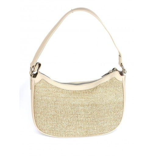 Сумка женская иск/кожа+текстиль DJ-СМ 7433-OATMEAL BEIGE, 1отд, плечевой ремень, бежевый SALE 263870 - Adelia фото 2